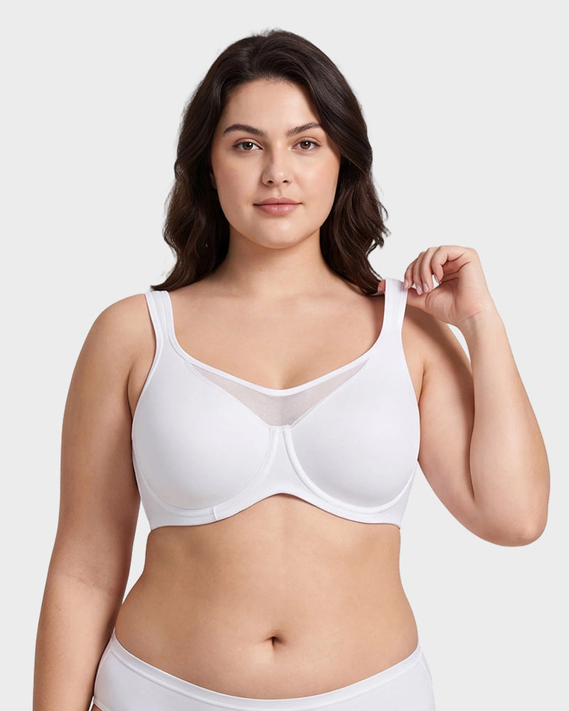 Soutien-gorge minimiseur grande taille rafraîchissant à couvrance complète