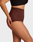 5-Pack Plus-Size High-Waist Cross Tummy Control Panties