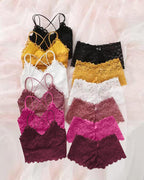 Ensemble romantique de bralette et culotte en dentelle