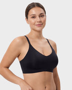 Nahtloser rückenfreier Spitzen-Bralette