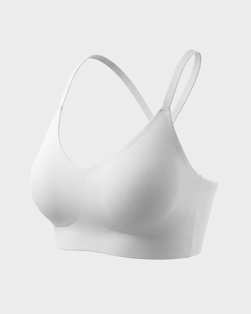 Nahtloser rückenfreier Spitzen-Bralette