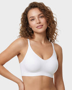 Nahtloser rückenfreier Spitzen-Bralette