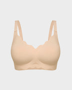 Soutien-gorge en gel sans couture à bord festonné