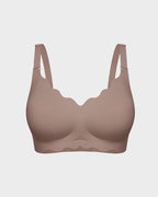 Soutien-gorge en gel sans couture à bord festonné