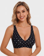 Nahtloser tiefer V-Push-up-Bügel-BH