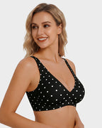 Nahtloser tiefer V-Push-up-Bügel-BH