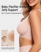 Nahtloser tiefer V-Push-up-Bügel-BH