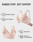 Nahtloser tiefer V-Push-up-Bügel-BH