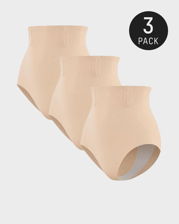 Culotte gainante taille haute sans coutures avec contrôle du ventre (lot de 3)