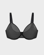 Seamless Mesh Unlined Underwire Bra