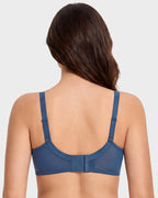 Seamless Mesh Unlined Underwire Bra