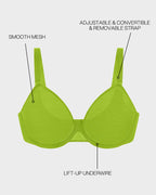 Seamless Mesh Unlined Underwire Bra