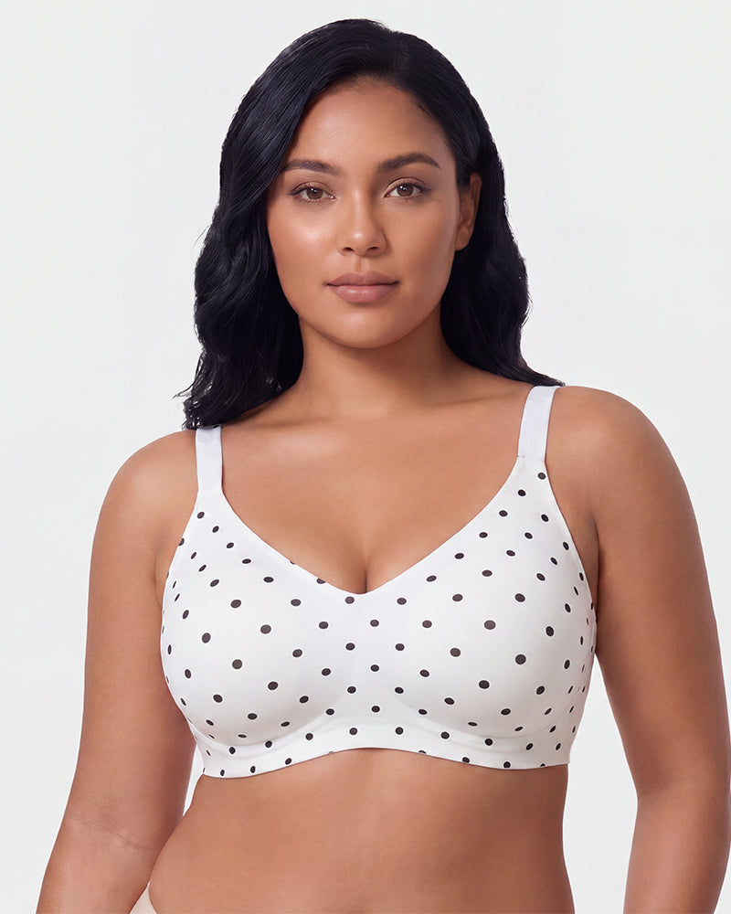 Soutien-gorge sans armature, confort doux et sans couture avec bande en gel