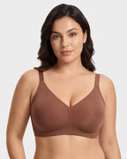 Soutien-gorge sans armature, confort doux et sans couture avec bande en gel