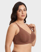 Soutien-gorge sans armature, confort doux et sans couture avec bande en gel