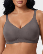Soutien-gorge sans armature, confort doux et sans couture avec bande en gel