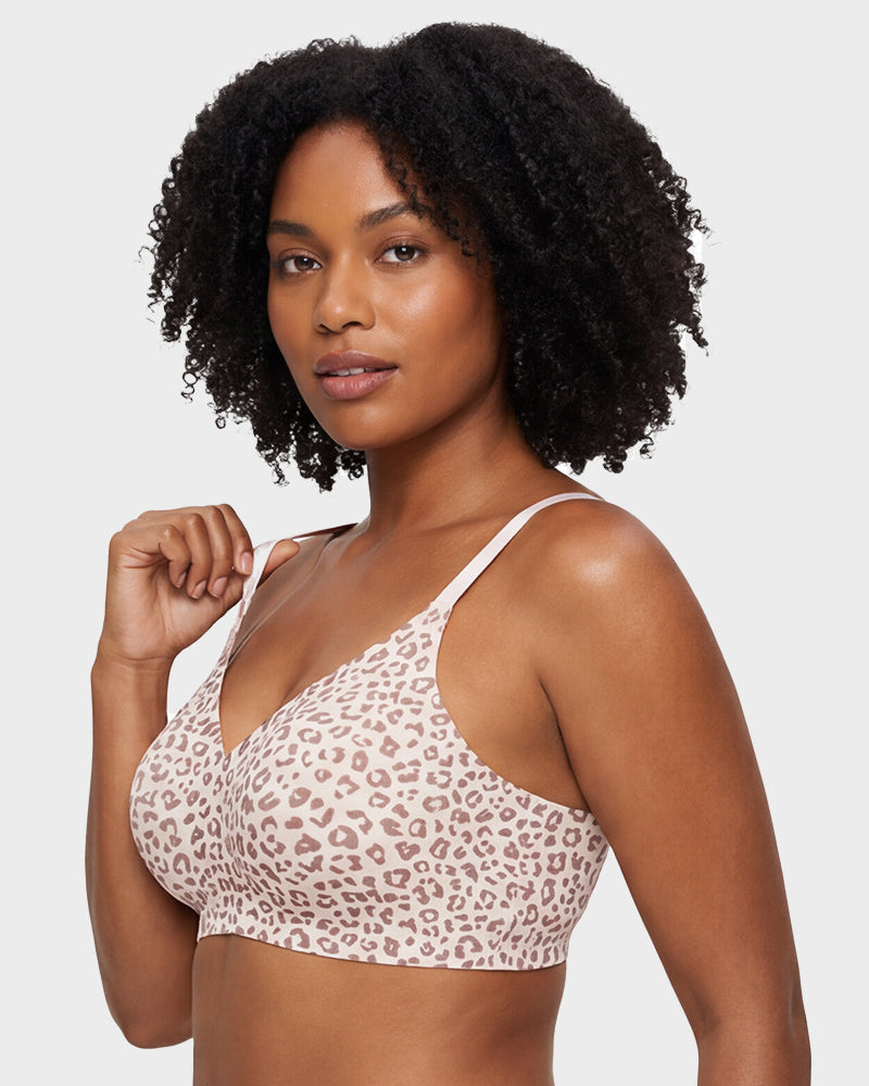 Soutien-gorge sans armature, confort doux et sans couture avec bande en gel