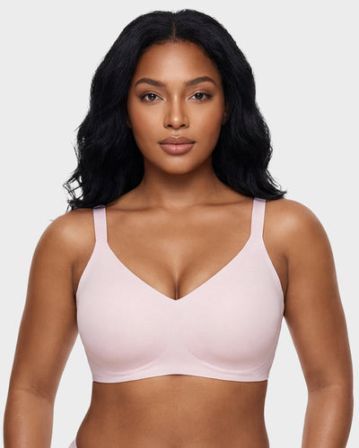 Soutien-gorge sans armature, confort doux et sans couture avec bande en gel