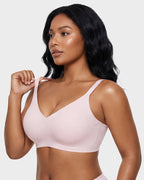 Soutien-gorge sans armature, confort doux et sans couture avec bande en gel