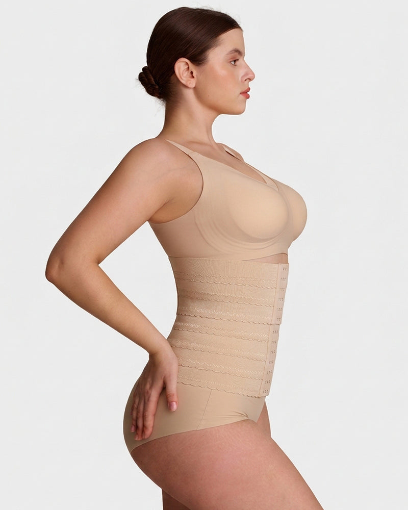 Corset serre-taille segmenté avec armatures en acier