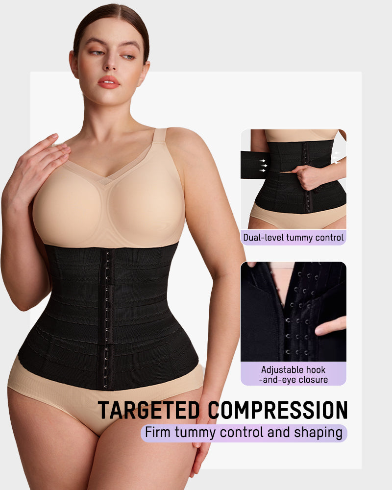 Corset serre-taille segmenté avec armatures en acier