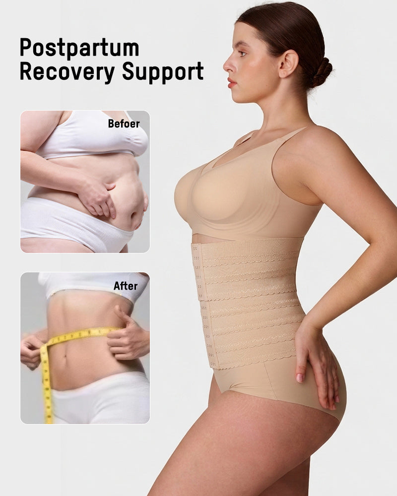 Corset serre-taille segmenté avec armatures en acier