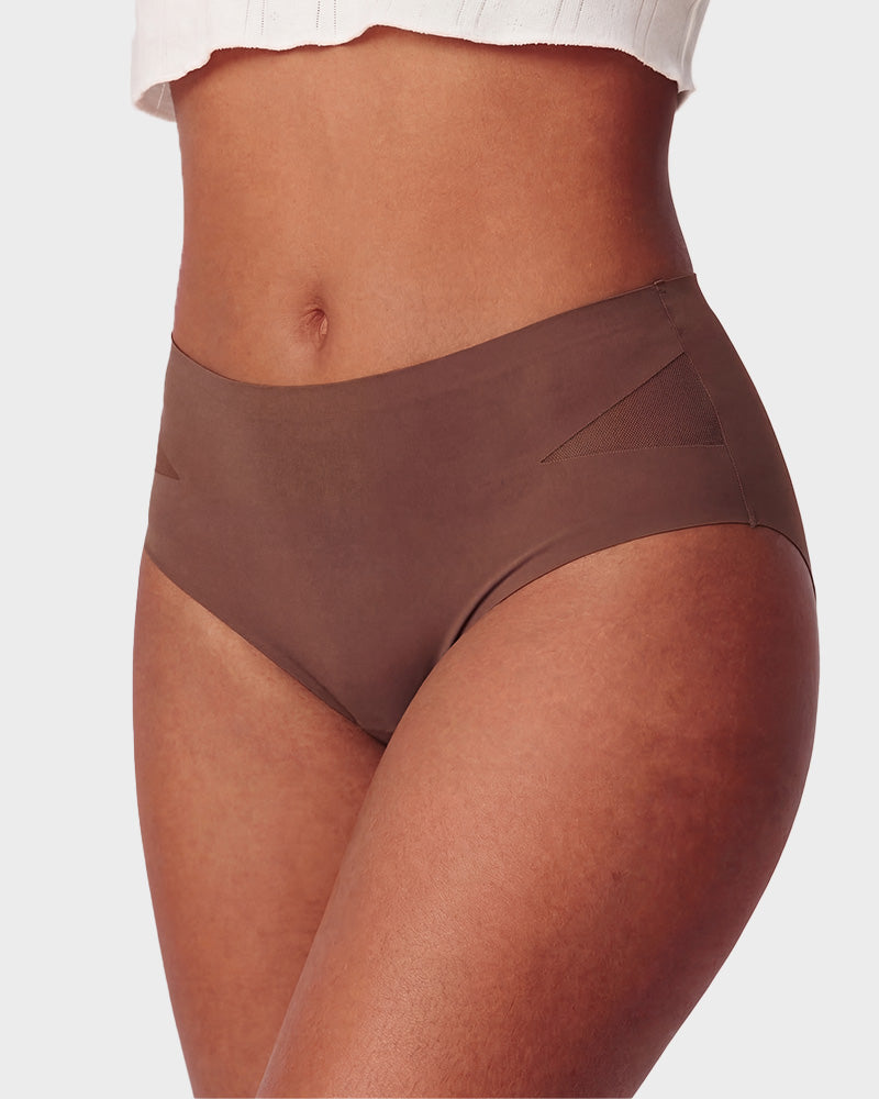 5er-Pack Sexy Nahtlose Mesh-Cutout-Höschen