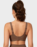 Soutien-gorge de sport sans armature antichoc pour poitrines généreuses