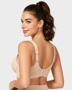 Soutien-gorge de sport sans armature antichoc pour poitrines généreuses