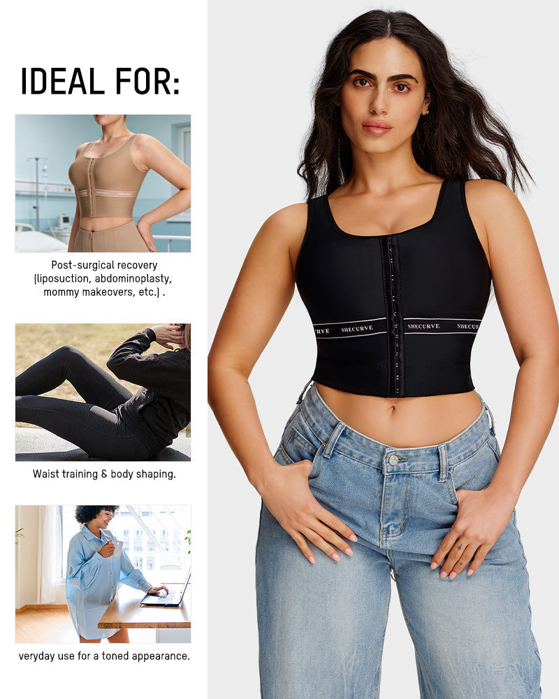 Gilet sculptant de maintien sans manches, correcteur de posture