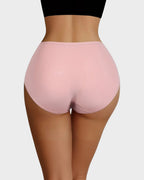 Lot de 6 culottes taille haute en coton doux imprimé cœurs