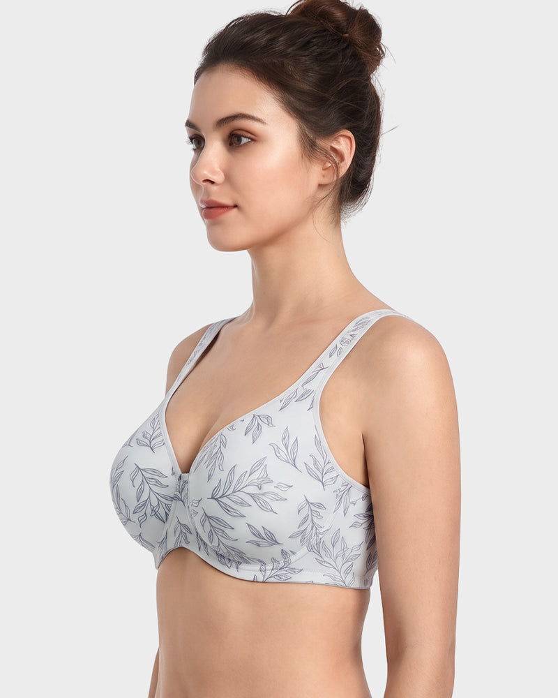Soft Plus Size Full Coverage Unlined Minimizer Bra