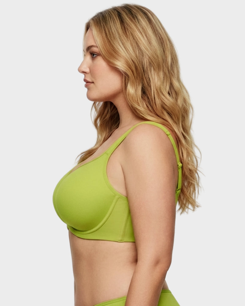 Soft Plus Size Full Coverage Unlined Minimizer Bra