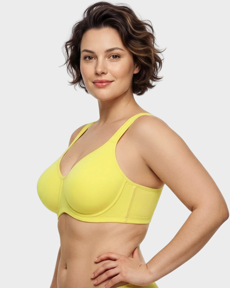 Soft Plus Size Full Coverage Unlined Minimizer Bra