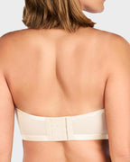 Soutien-gorge balconnet armaturé en tulle sans bretelles