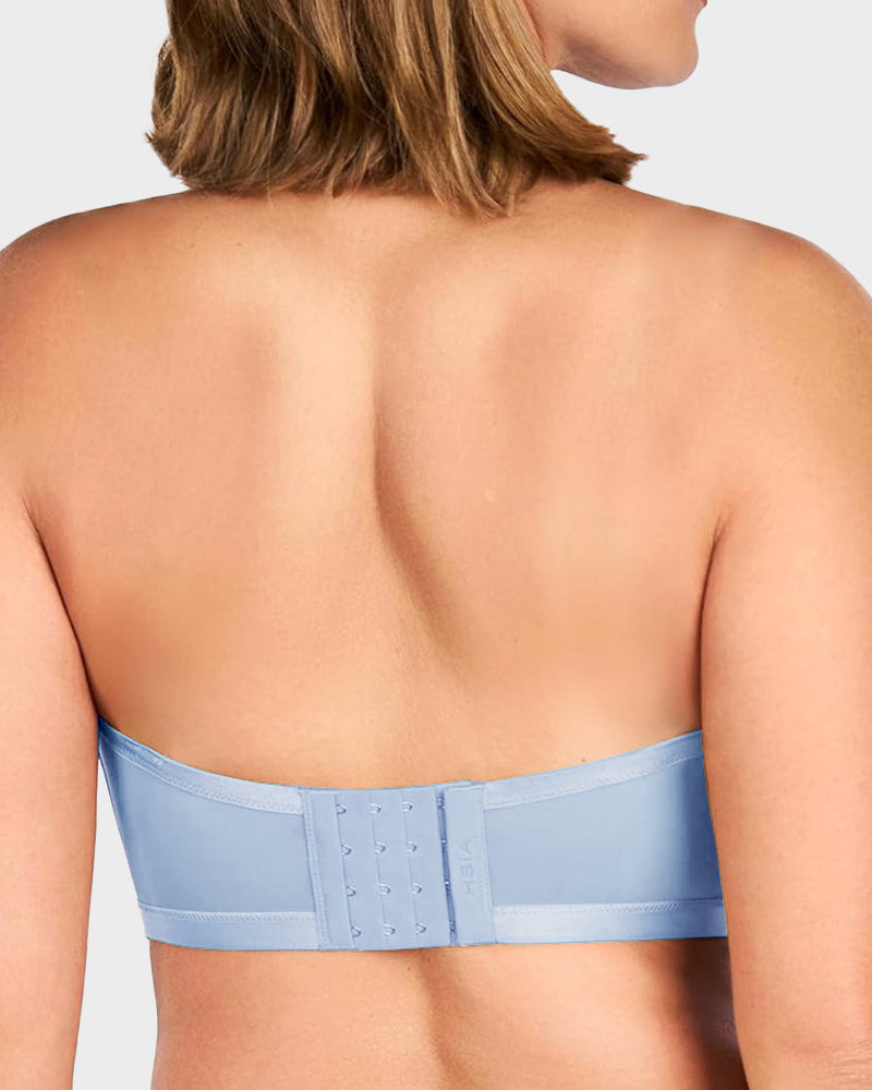 Soutien-gorge balconnet armaturé en tulle sans bretelles