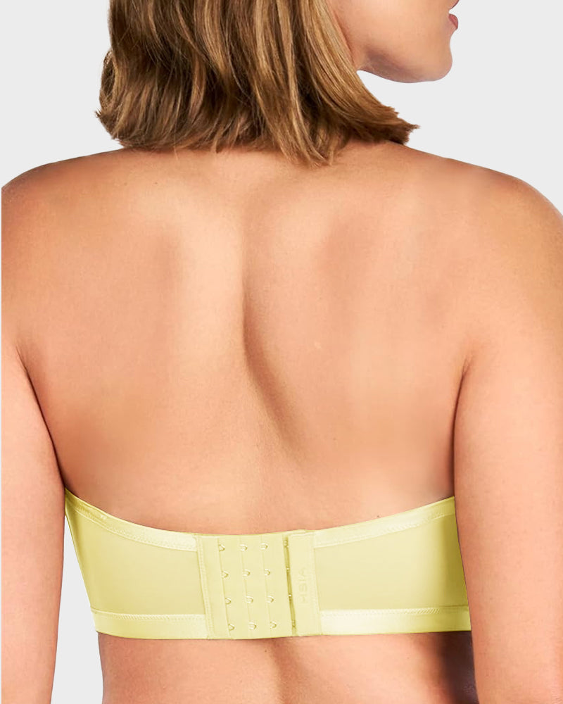 Soutien-gorge balconnet armaturé en tulle sans bretelles