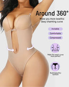 Body string plongeant sans bretelles en U