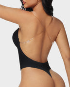 Body string plongeant sans bretelles en U