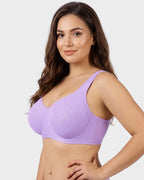 Soutien-gorge confort jacquard maille ultra léger couvrant intégralement la poitrine