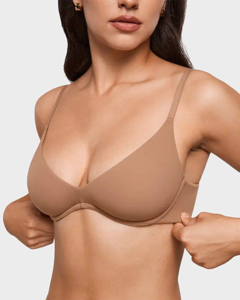 Soutien-gorge balconnet plongeant non doublé avec armatures