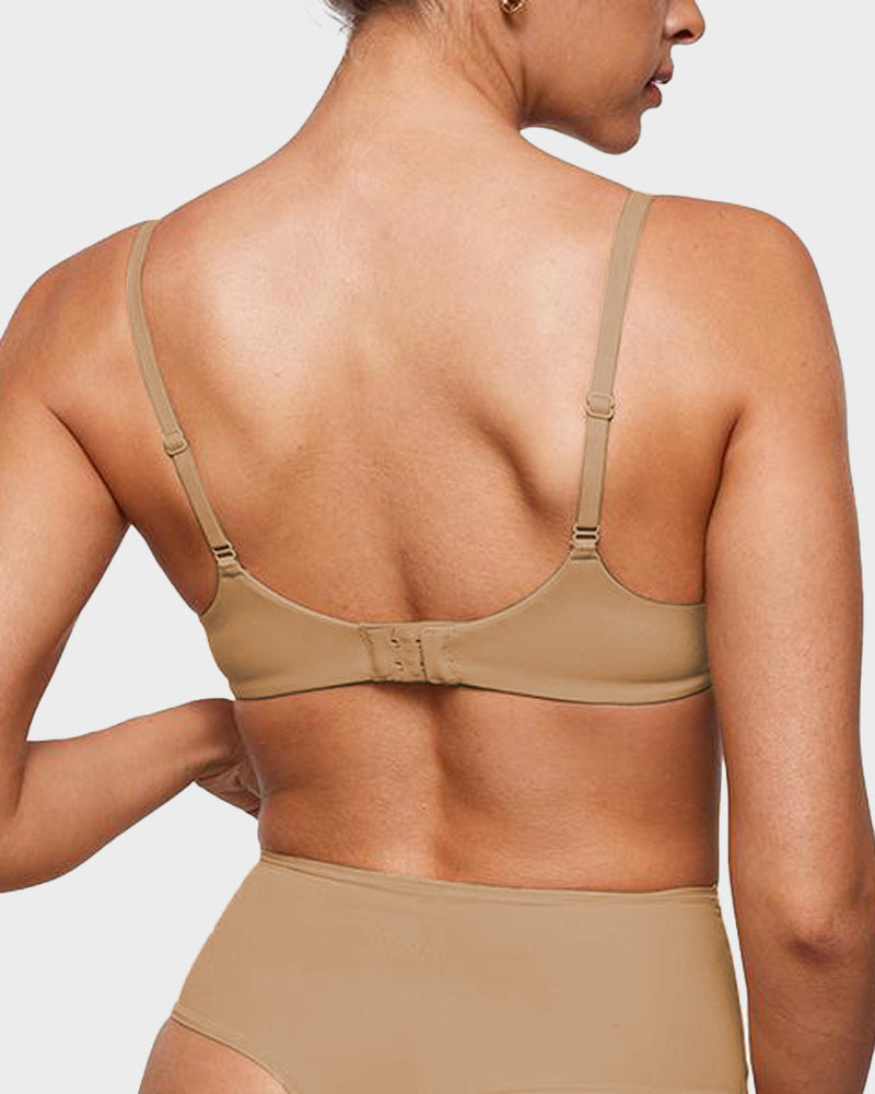 Soutien-gorge balconnet plongeant non doublé avec armatures