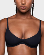 Soutien-gorge balconnet plongeant non doublé avec armatures