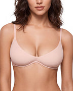 Soutien-gorge balconnet plongeant non doublé avec armatures
