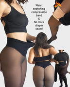 One-Seam & 4 Shades Fleece Lined Tights