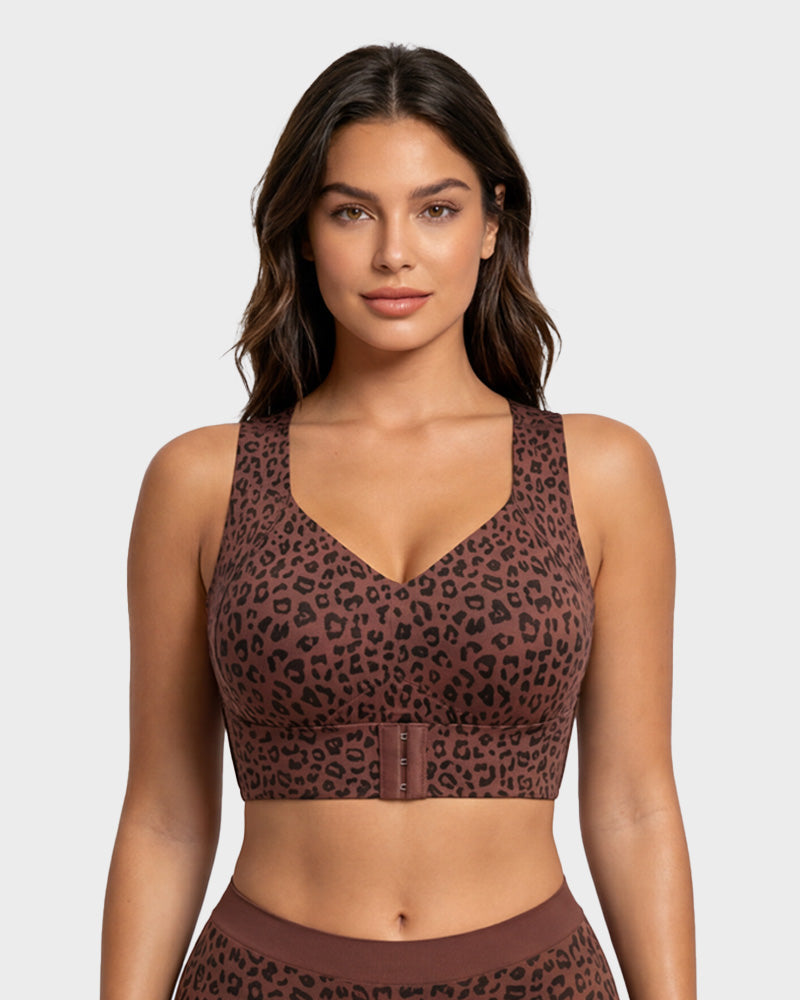 Soutien-gorge de maintien sans armatures avec fermeture à l'avant pour un confort au quotidien