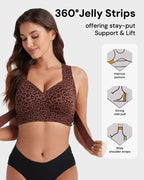 Soutien-gorge de maintien sans armatures avec fermeture à l'avant pour un confort au quotidien