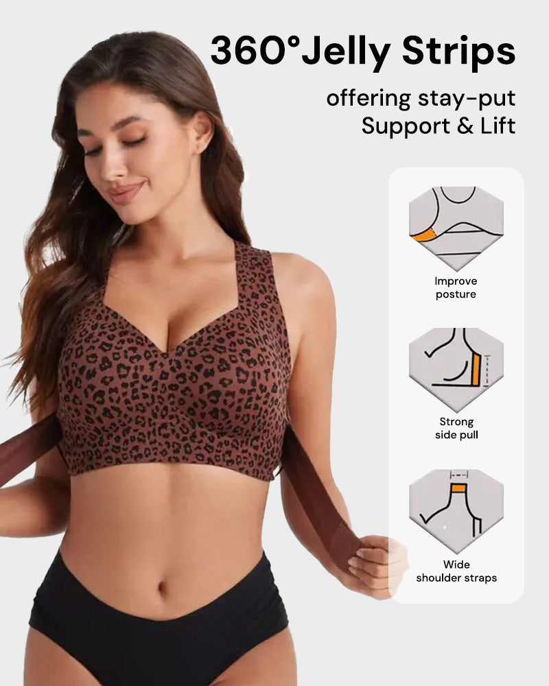 Soutien-gorge de maintien sans armatures avec fermeture à l'avant pour un confort au quotidien