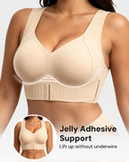 Soutien-gorge de maintien sans armatures avec fermeture à l'avant pour un confort au quotidien