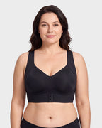 Soutien-gorge de maintien sans armatures avec fermeture à l'avant pour un confort au quotidien
